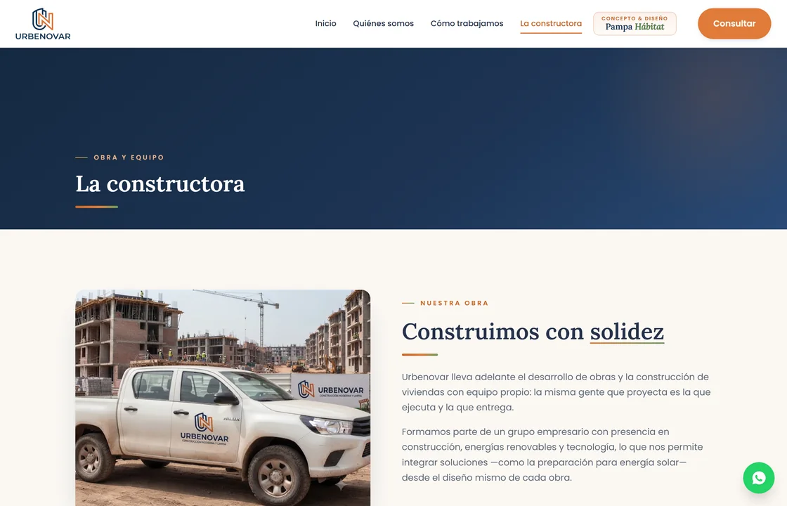 Urbenovar — La constructora